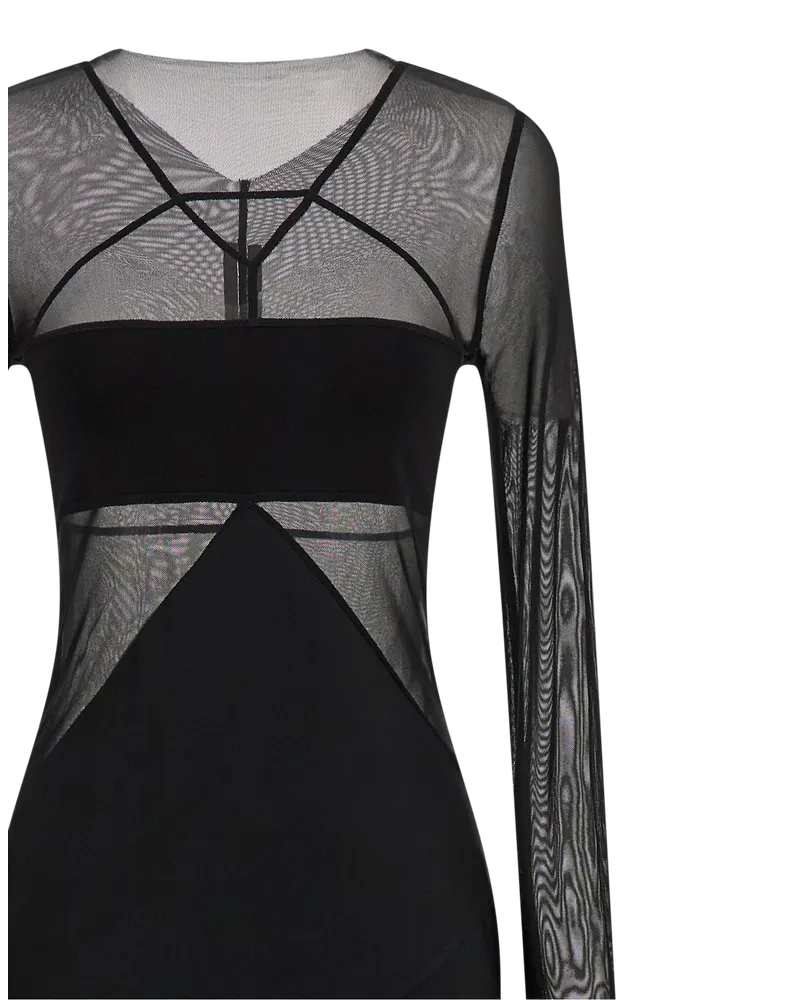 Rick Owens Combo Dress — Black 