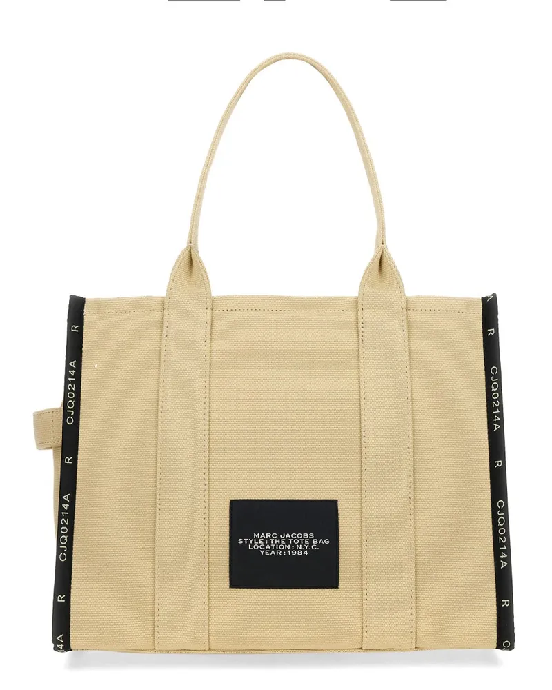 Marc Jacobs Cotton-Blend Tote Bag — Beige Beige