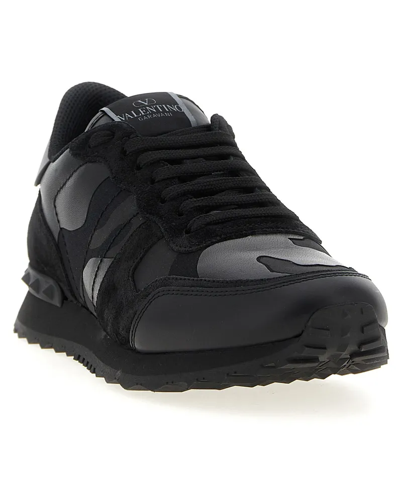 Valentino Garavani Rockrunner Sneaker — Black Black