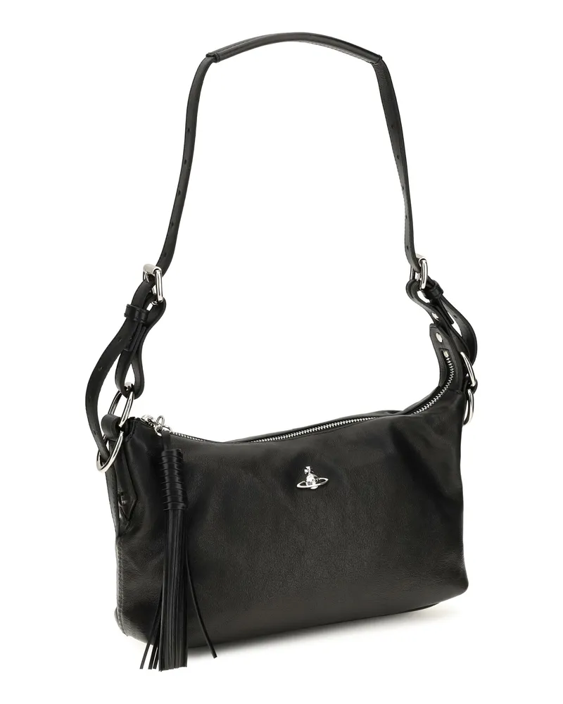 Vivienne Westwood Women's Emma Shoulder Bag Black Sheep Handbags Hand Black