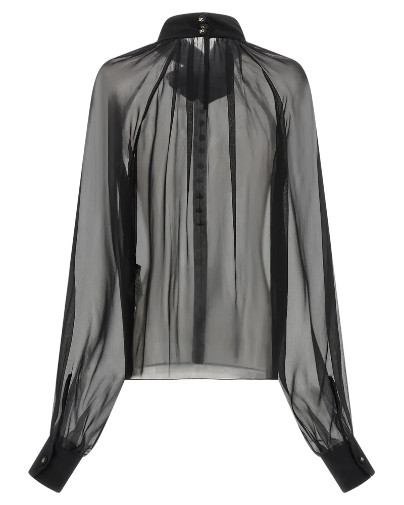 Dolce & Gabbana Women's Black Silk Blouse Black