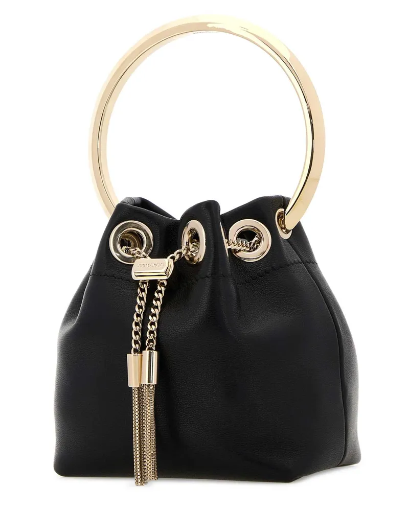 Jimmy Choo Black Borse A Secchiello Bag Black