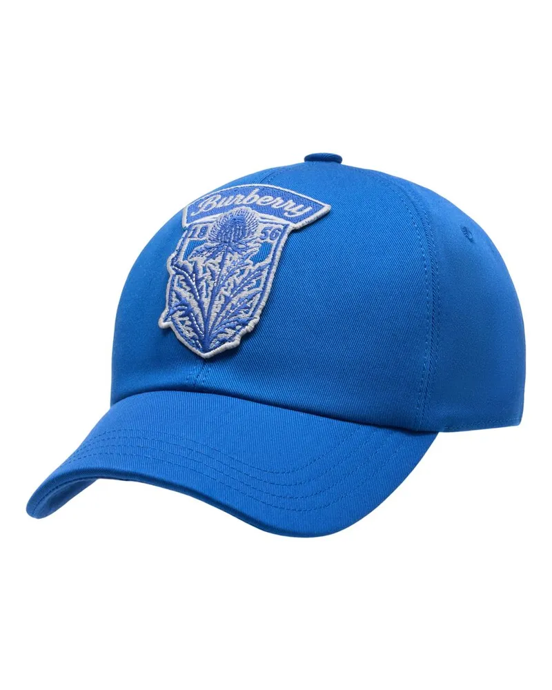 Burberry Unisex Cap -  Cotton Blue Accessories Hats Blue