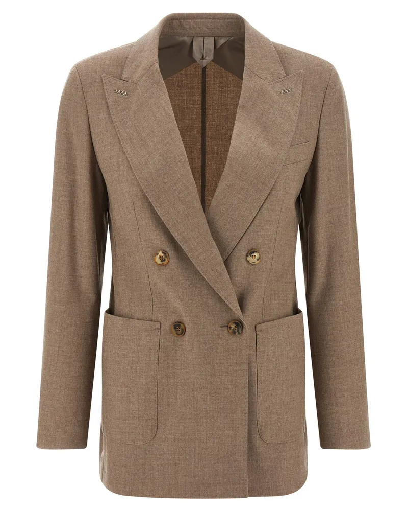 Max Mara Harald Blazer — Taupe Taupe