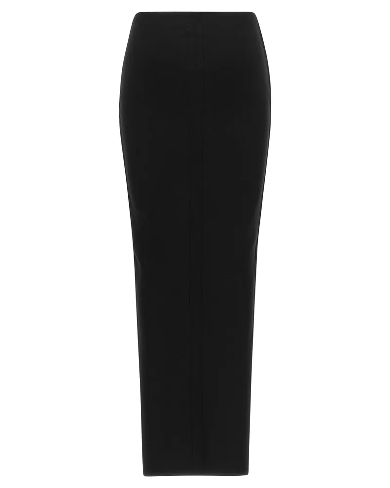Rick Owens Knitted Skirt — Black Black