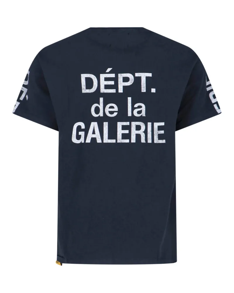 GALLERY DEPT. Men T-Shirts And Polos Black Cotton Navy
