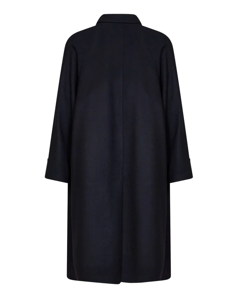 Hevò Baia Del Monaco Trench Coat — Blue Blue