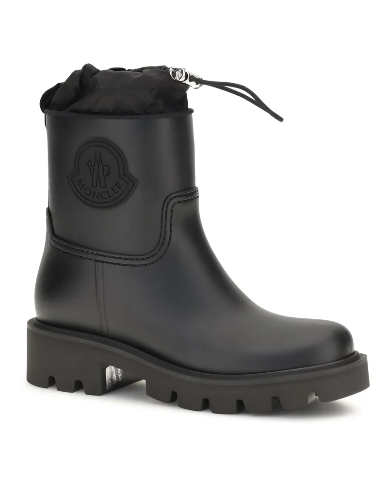 Moncler Women's Kickstream Rain Boots Black Upper: Pvc; Sole: Rubber Black