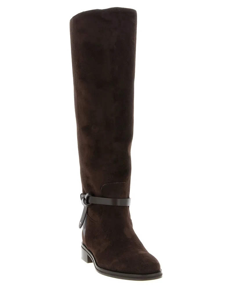 Jimmy Choo Lawton Boot — Brown Brown