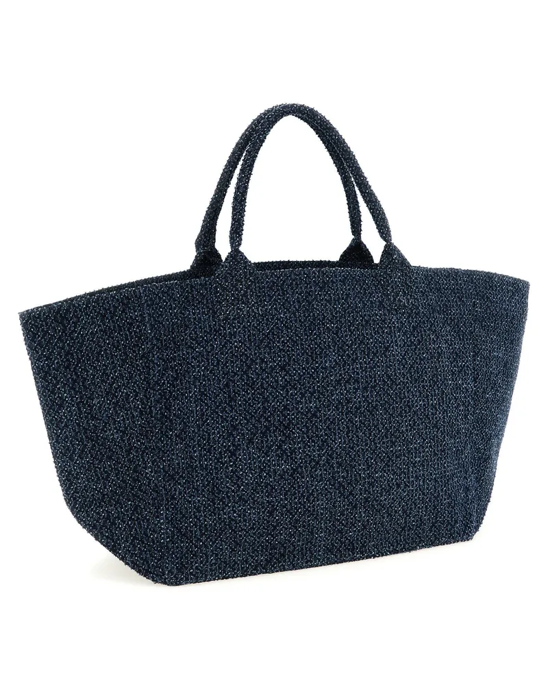 Ganni Tote Bag — Navy Navy