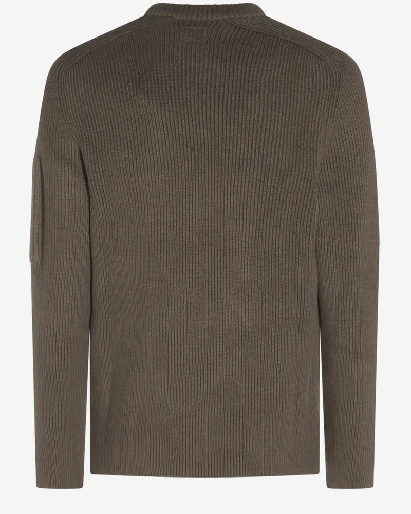 C.P. Company Men's Cotton-Blend Knit Sweater Ivy Green Green