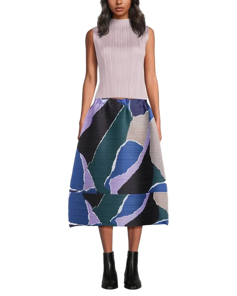 Issey Miyake Pleats Please Surprise Skirt — Multicolor Multicolor