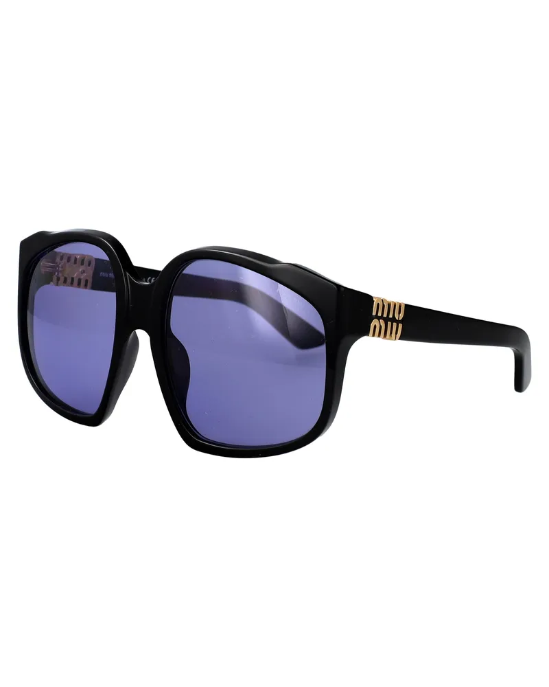 Miu Miu Women's Sunglasses 0mu A07s Black Acetate Black