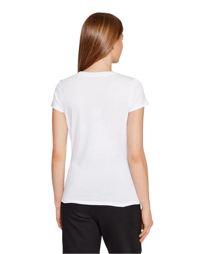 Armani Exchange Sequin Logo T-Shirt — White White