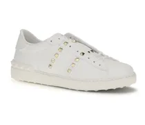 Men's Rockstud Untitled Sneakers Bianco-Bianco Bianco/bianco