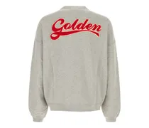 Men's Melange Grey Cotton Oversize Sweatshirt Allmelgra Exterior: Felpe Sweater
