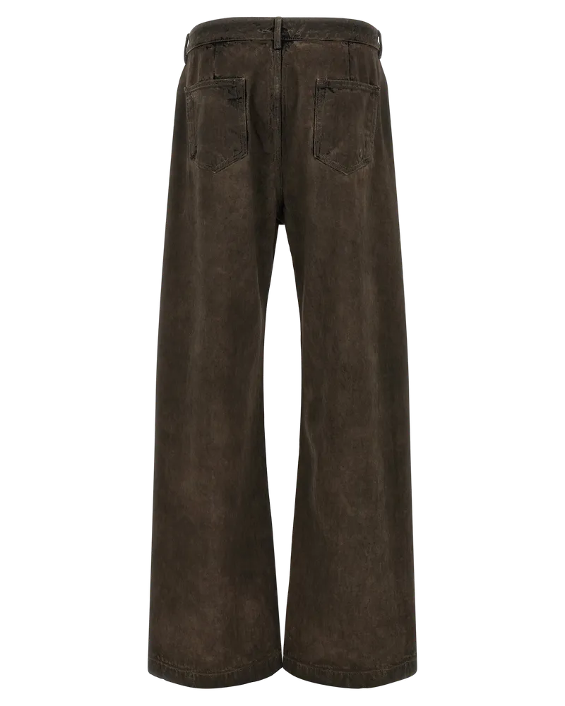 DRKSHDW by Rick Owens Geth Jeans — Brown Brown