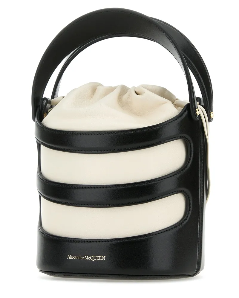 Alexander McQueen 7871261vpgi 1090 Black Borse A Secchiello Bag Black