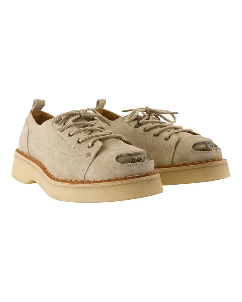 Kenzo Smile Derby Shoe — Beige 