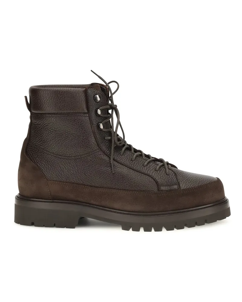 Brunello Cucinelli Explorer délavé Boot — Brown Brown