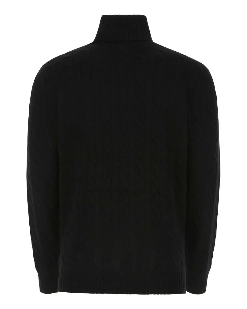 Ralph Lauren Men's Black Wool Blend Sweater 002 Exterior: Cashmere Maglieria Black