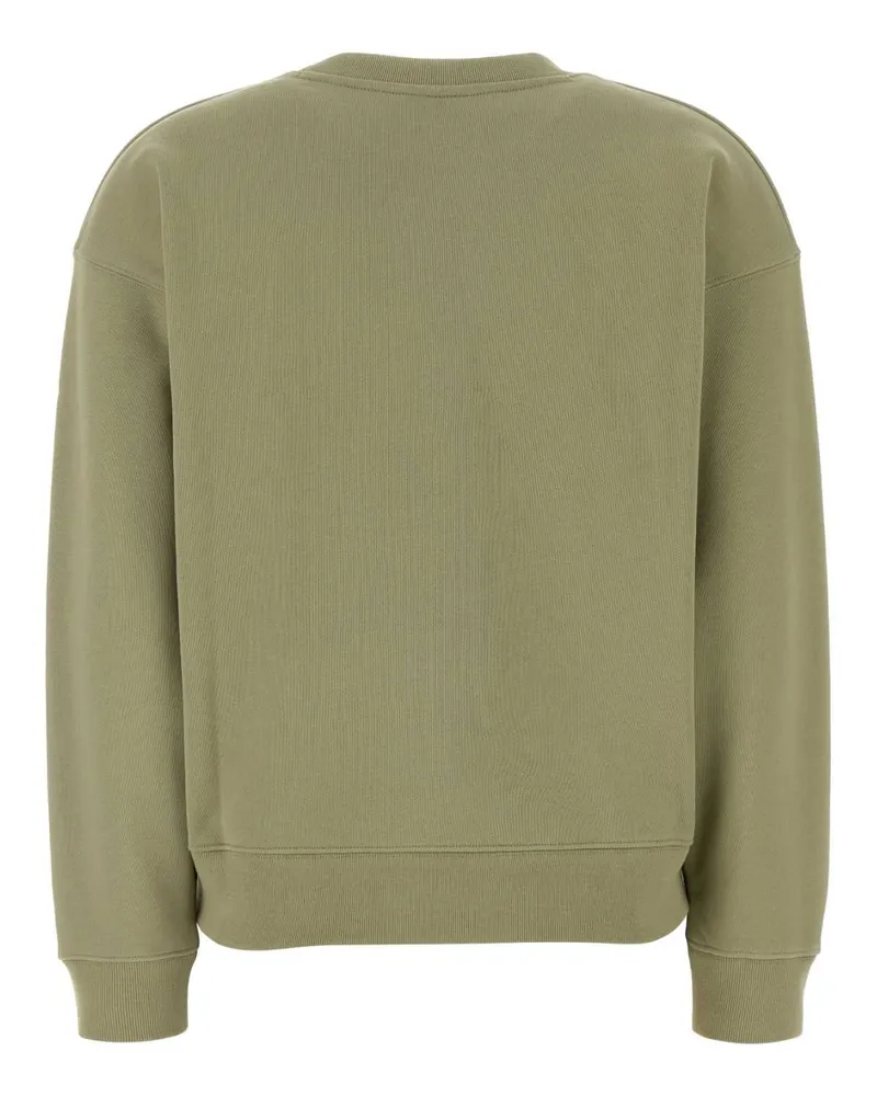 Kitsuné Women's Sage Green Cotton Sweatshirt Dustygreen Felpe Green