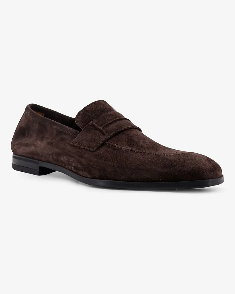 Tom Ford Men's Suede Loafers Brown Pelle Brown