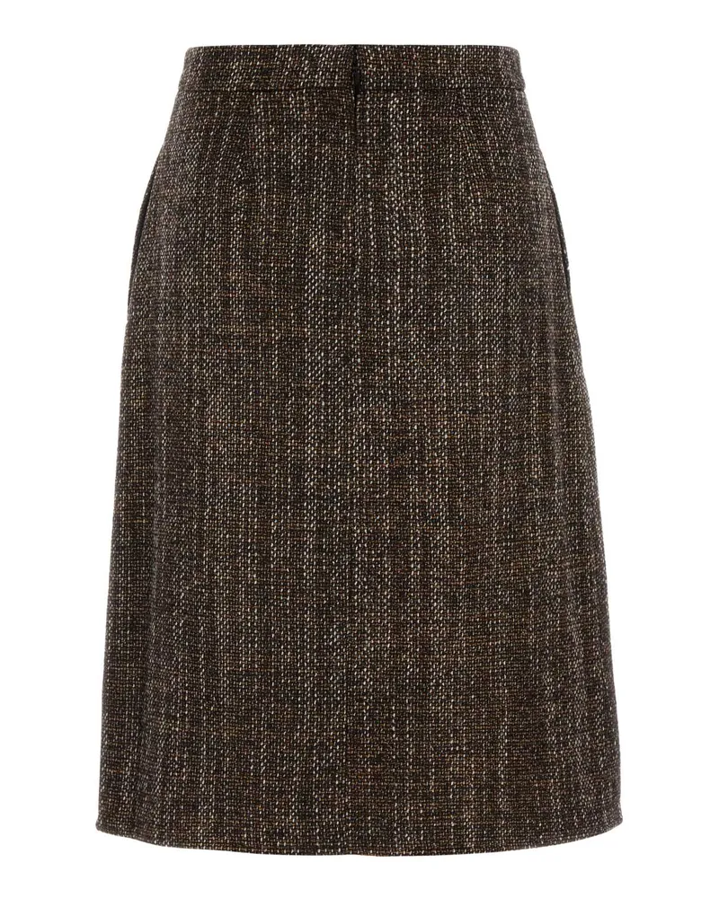 Fendi Rust-25 Gonne Skirt Brown