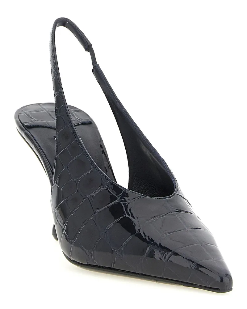 Jimmy Choo Isa Slingback Heel — Navy Navy