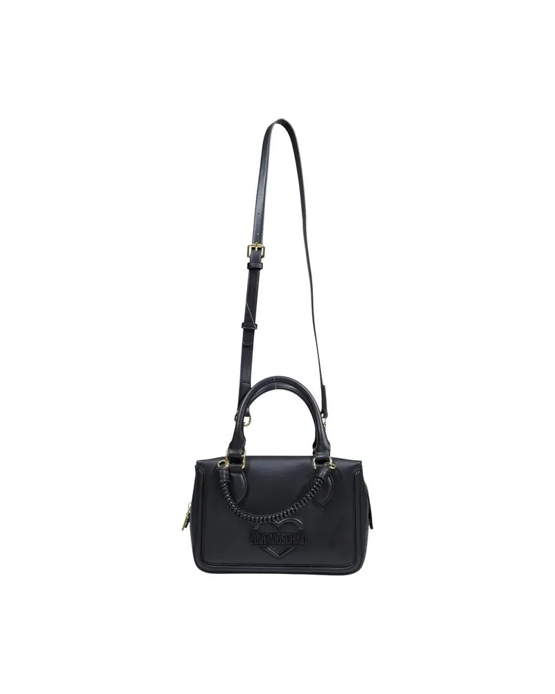 Moschino Women's Black Polyethylene Handbag Bag Black