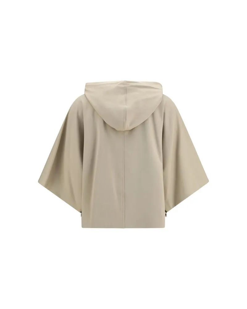 Max Mara Fidato Hooded Sweatshirt — Beige Beige