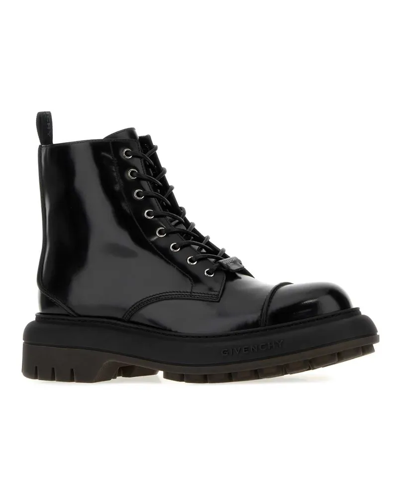 Givenchy Men's New Casual Lace-Up Boots Black Stivali Black