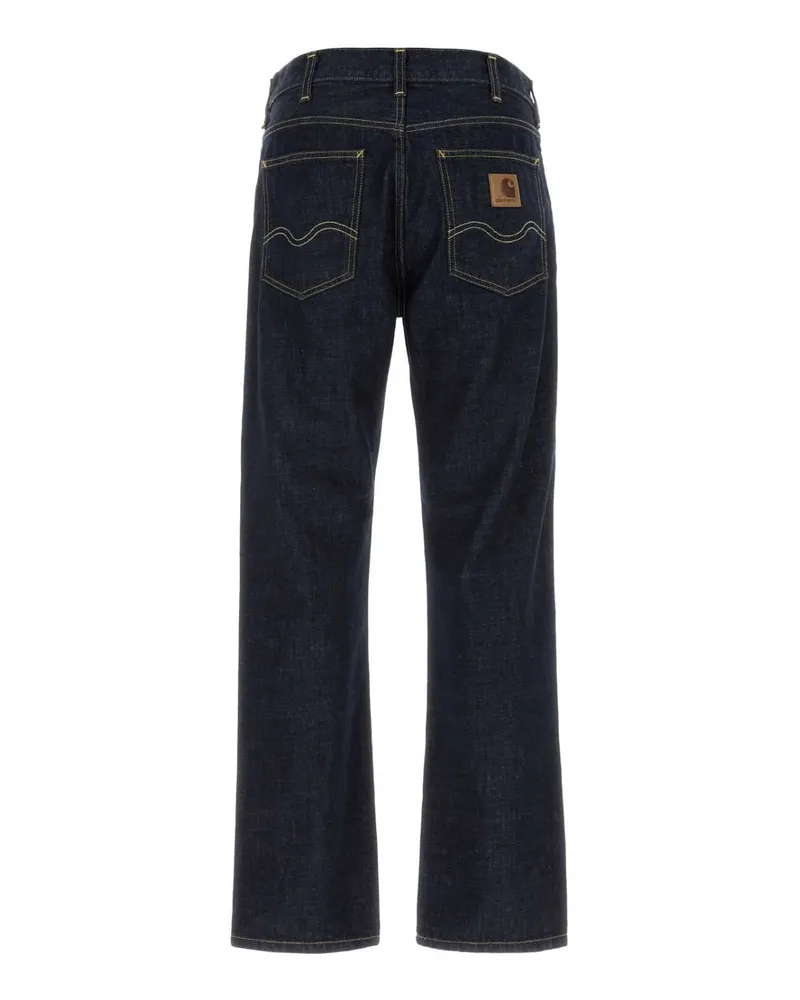 Carhartt WIP Men's Danim Marlow Pant 0102 Exterior: Cotton Pantaloni Trousers Navy