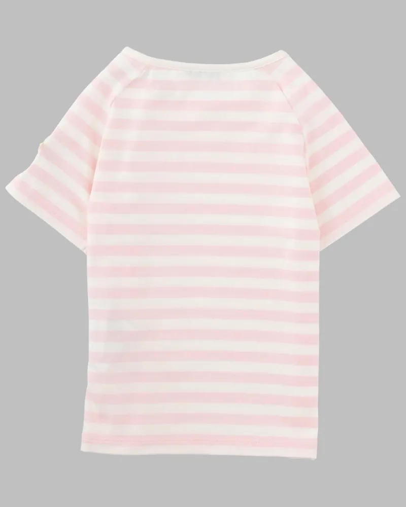 Moncler Cotton-Blend Crew Neck T-Shirt — Multicolor Multicolor