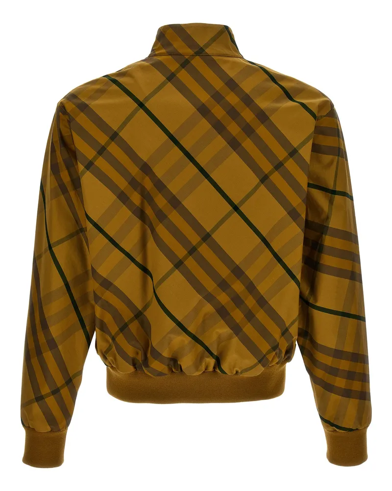 Burberry Men's Bicolor Cotton Bomber Clothing Yellow