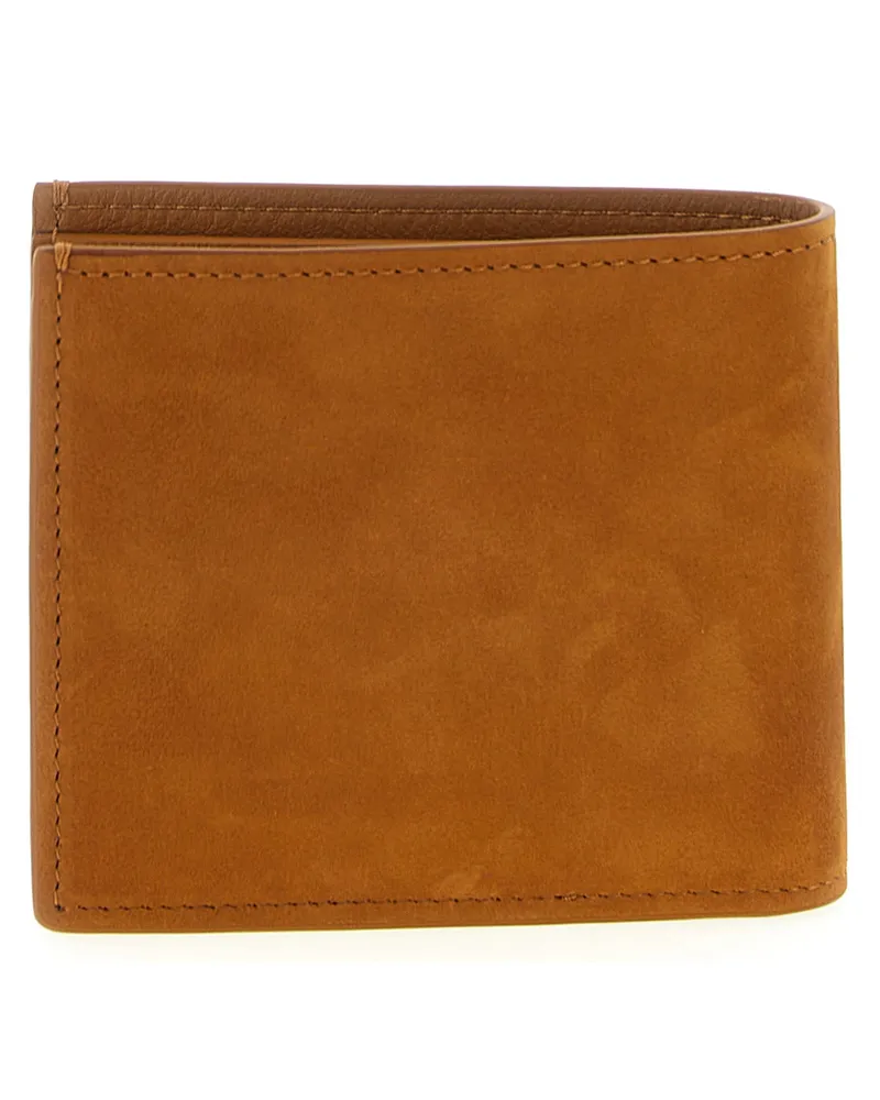 Brunello Cucinelli Nubuck Wallet — Camel Camel