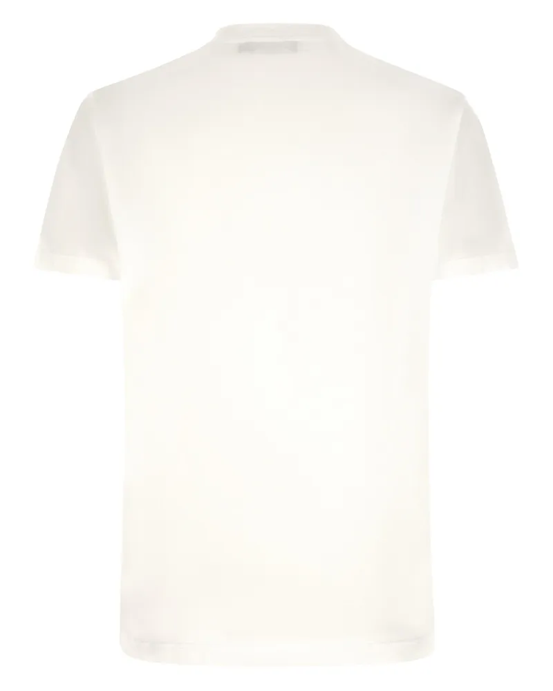 Dolce & Gabbana Mini Logo-Embroidered T-shirt — White White