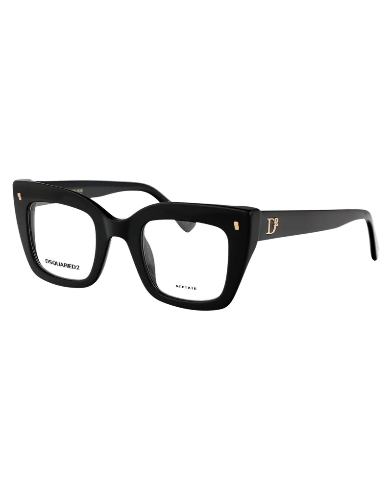 Dsquared2 Women's Sunglasses D20099 Black Acetate Glasses & Frames Black