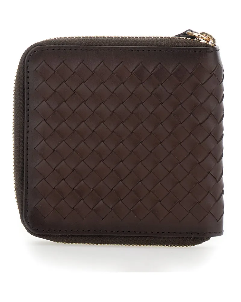 Dragon Diffusion Women's Zip Wallet Brown Leather Brown