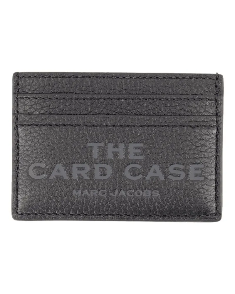 Marc Jacobs Women's Leather Card Case Black Cowhide Wallet Black