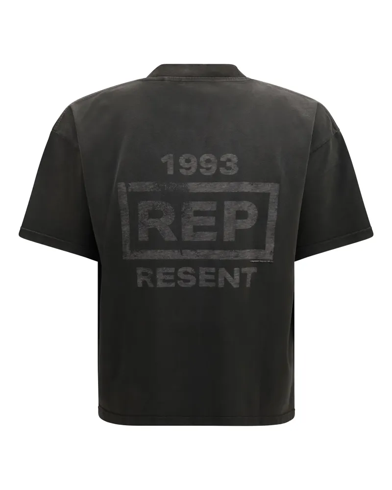 REPRESENT Logo Print T-Shirt — Gray Gray