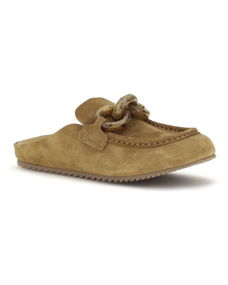Pedro Garcia Women's Mules Bilma Alpaca Calf Leather Alpaca-Beaver-Tortoise Sandal Alpaca/beaver-tortoise Beige