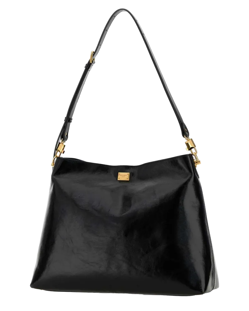 Dolce & Gabbana Vittoria Shoulder Bag — Black Black
