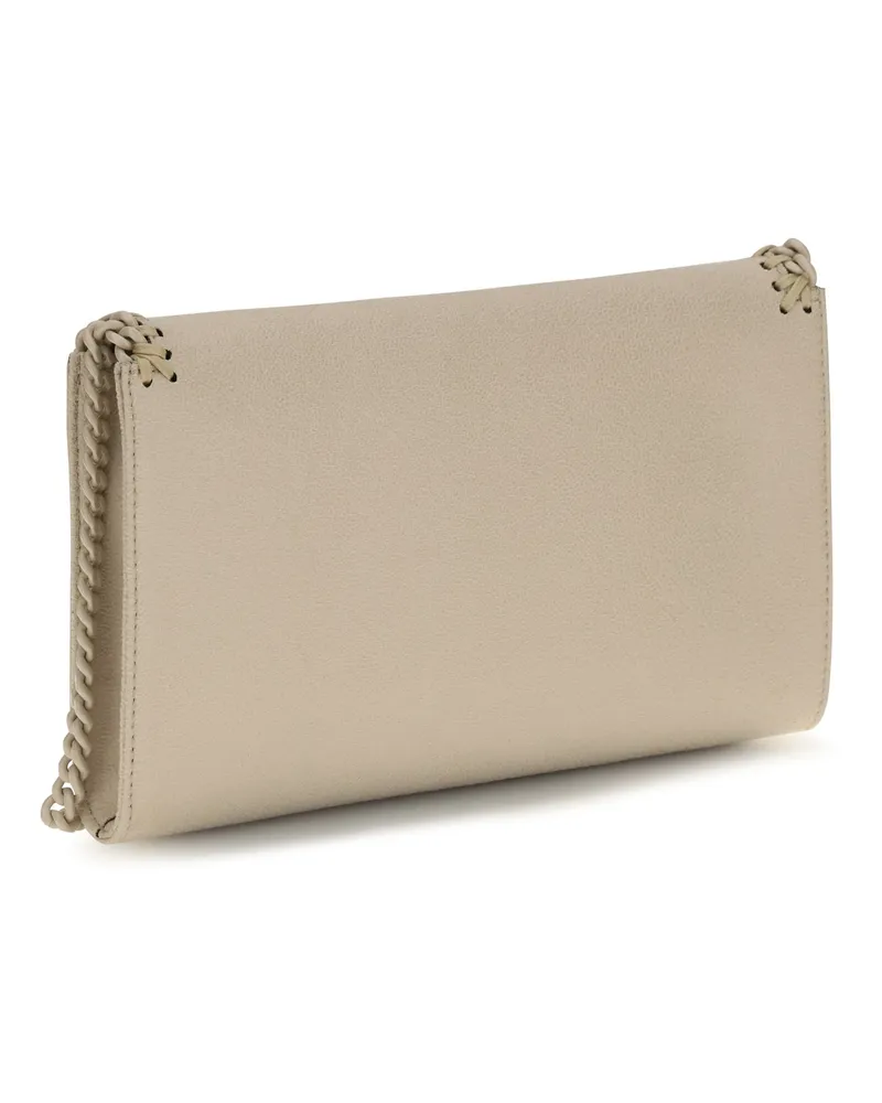 Stella McCartney Women's Shoulder Bag Eco Shaggy Pearl Polyester Beige