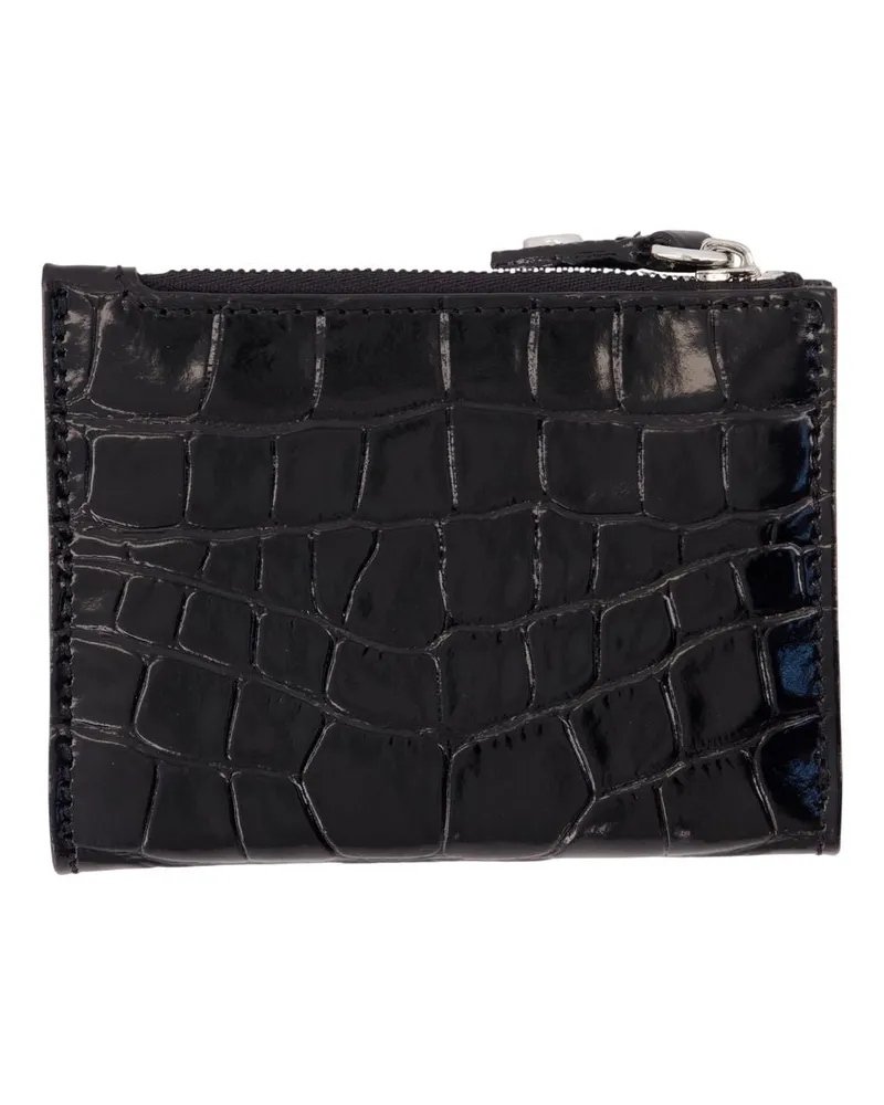 Vivienne Westwood Women's Slim Card Holder -  Leather Black Calfskin Accessories Card-Holder Black