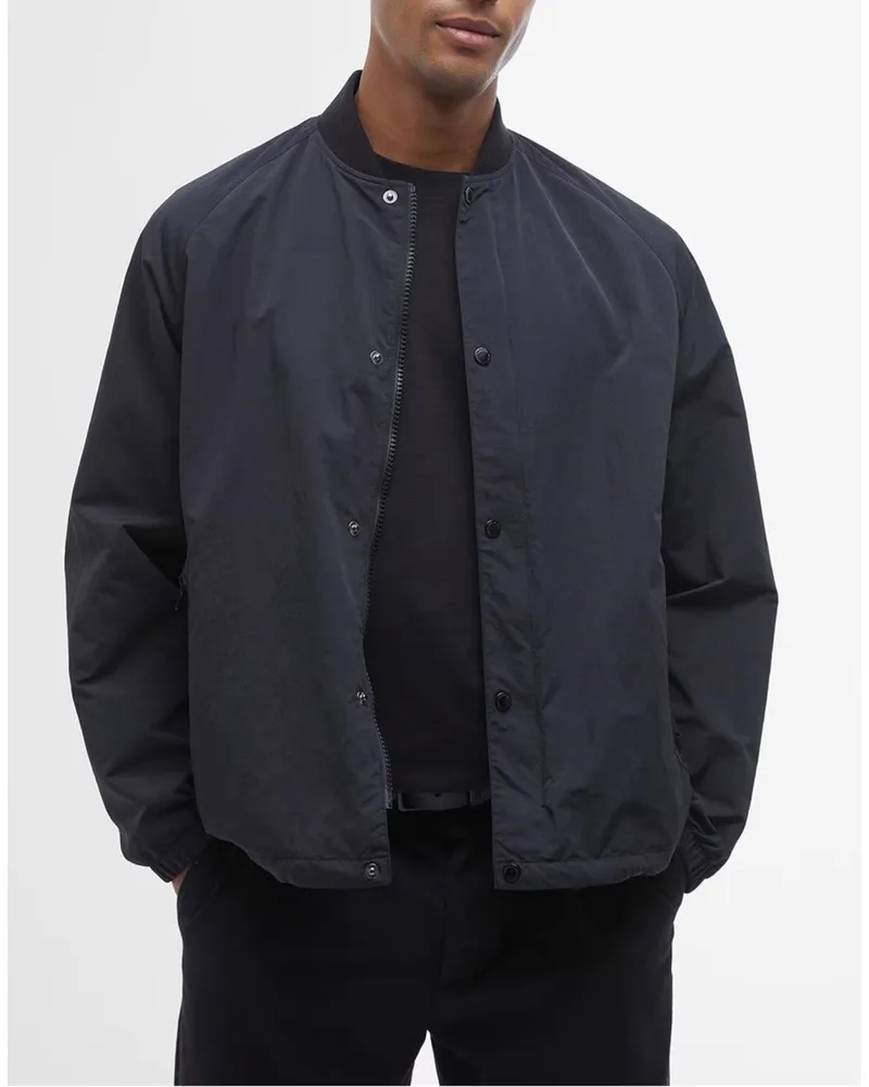 Barbour Men's Mosswold Showerproof Jacket Black Clothing > Coats Black