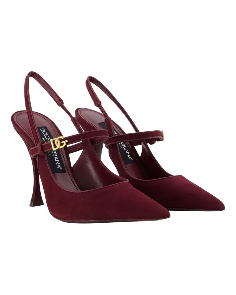 Dolce & Gabbana Heels — Burgundy Burgundy