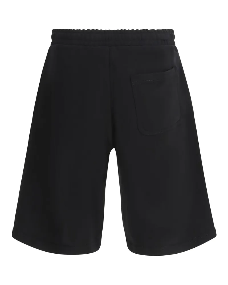 Diesel Men's P-Crow-Div Track Shorts 9xx Cotton Bermuda Black