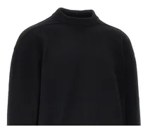 Men's Pull Col Roulé Tommy Lupetto Noir Black Sweater