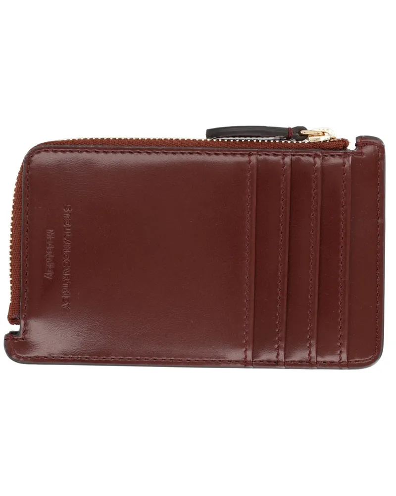 Stella McCartney Ryder Card Case — Bordeaux Bordeaux